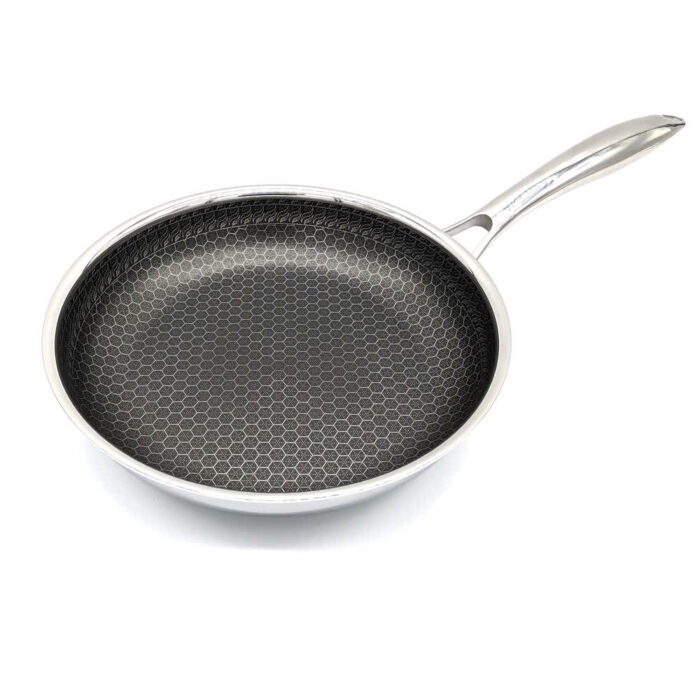 Stainless_Steel_Frying_Pan-9 Hybrid Stainless Steel Frying Pan with Hexagon Surface - Image 1