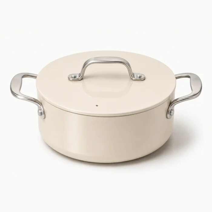 Pure Ceramic Cookware Set Infused with Mineral Stone - Image 8