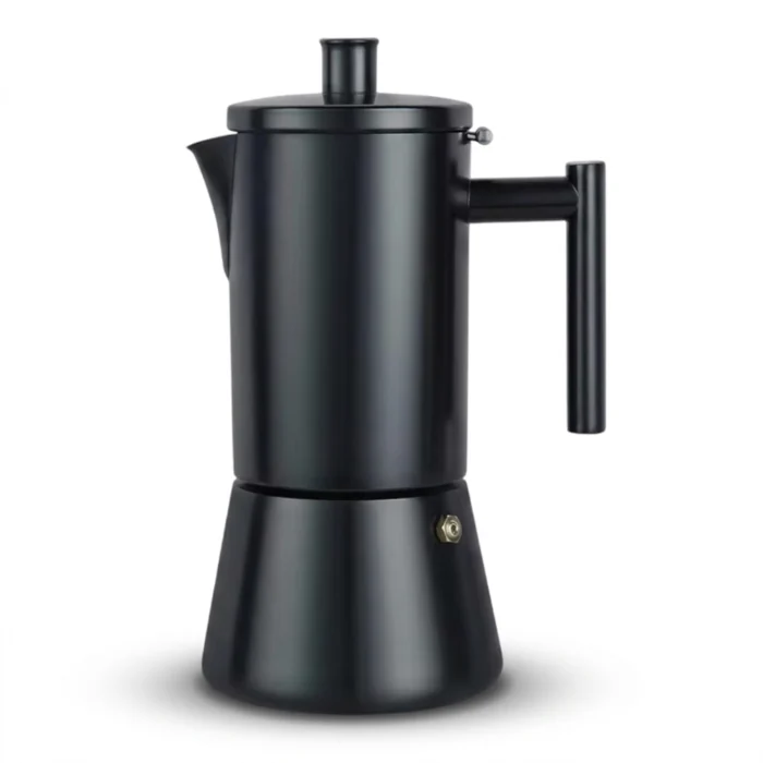 CARVER Milano Stainless Steel Stovetop Espresso Maker – Induction Compatible Moka Pot - Image 3